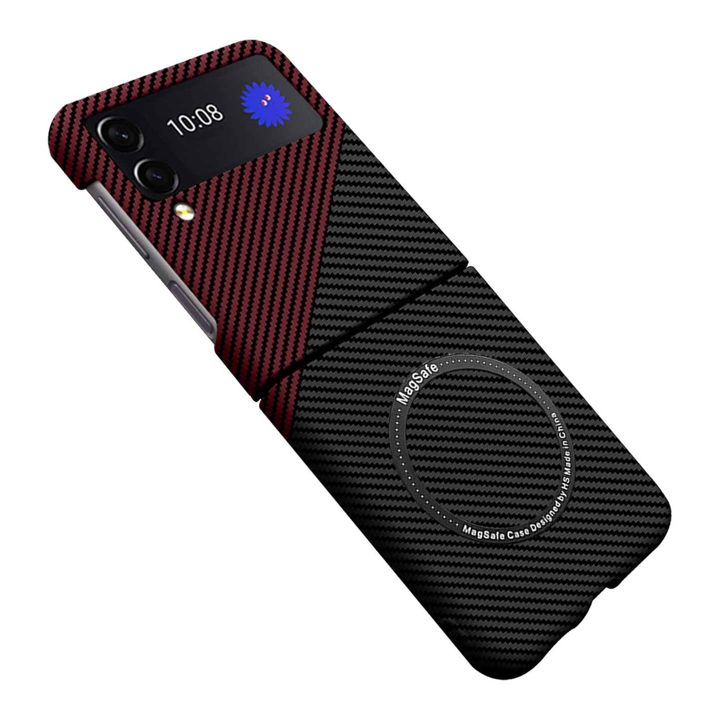 Samsung Galaxy Z Flip3 | Magnetic Carbon Fiber Phone Case - mycasety2023 Mycasety
