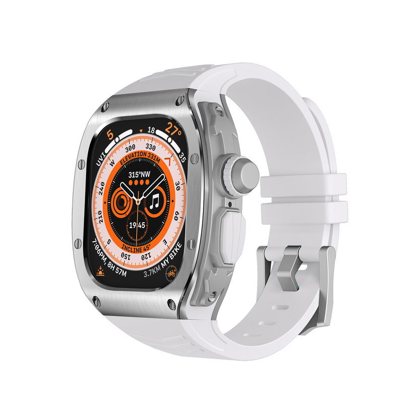 Luxury Metal Case Strap For Apple Watch Ultra 49mm - mycasety2023 Mycasety
