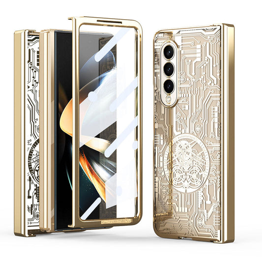Cyberpunk Style Phone Case For Samsung Galaxy Z Fold5 Fold4 Fold3 - mycasety2023 Mycasety
