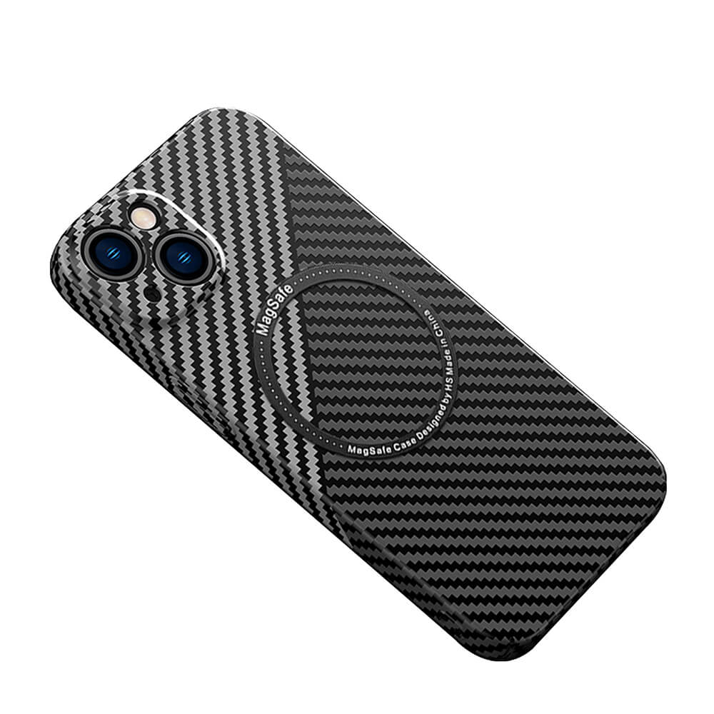 iPhone | Magnetic Carbon Fiber Phone Case - Mycasety Mycasety
