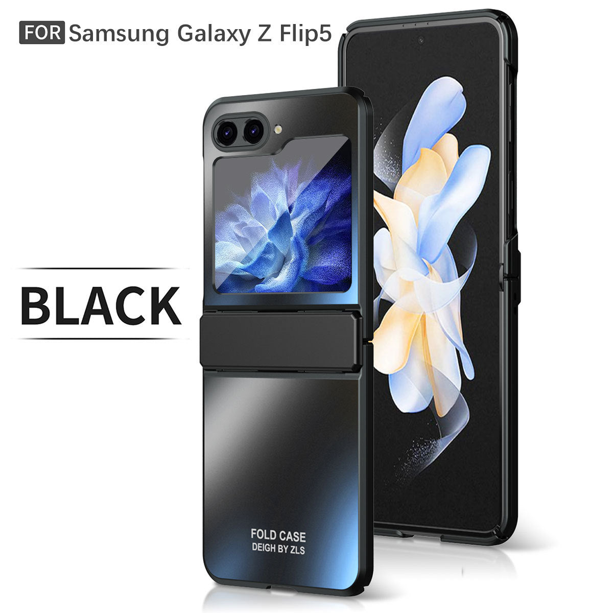 Frosted Plating Phone Case For Samsung Galaxy Z Flip5 Flip4 Flip3 5G - Mycasety Mycasety