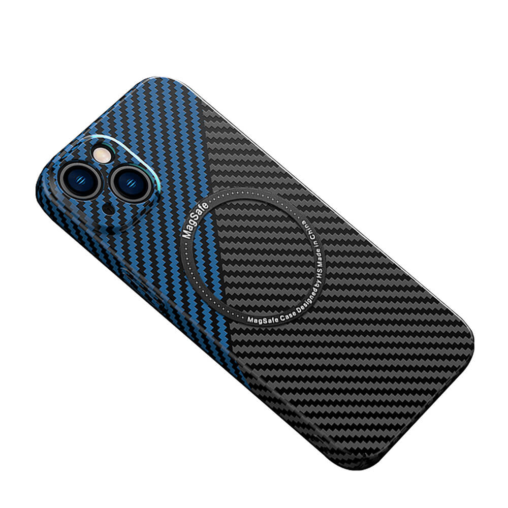 iPhone | Magnetic Carbon Fiber Phone Case - mycasety2023 Mycasety