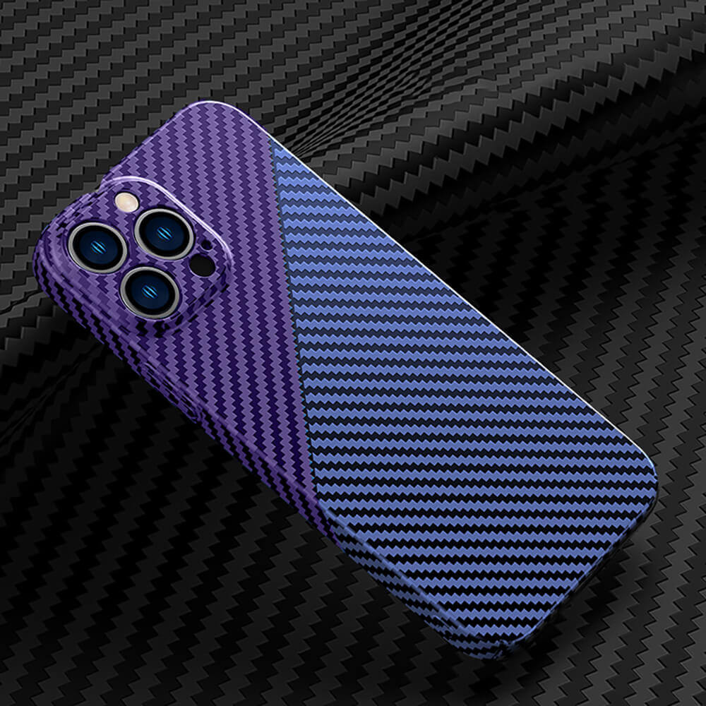 iPhone | Purple Carbon Fiber Phone Case - Mycasety Mycasety