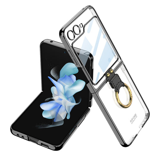 Phantom Plating Anti-Drop Case For Samsung Galaxy Z Flip5 Flip4 Flip3 - Mycasety Mycasety