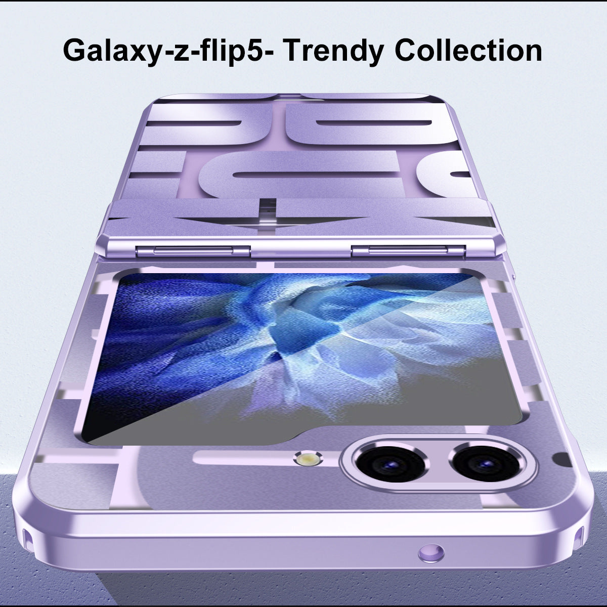 Phantom Plating Phone Case For Samsung Galaxy Z Flip5 Flip4 Flip3 5G - mycasety2023 Mycasety