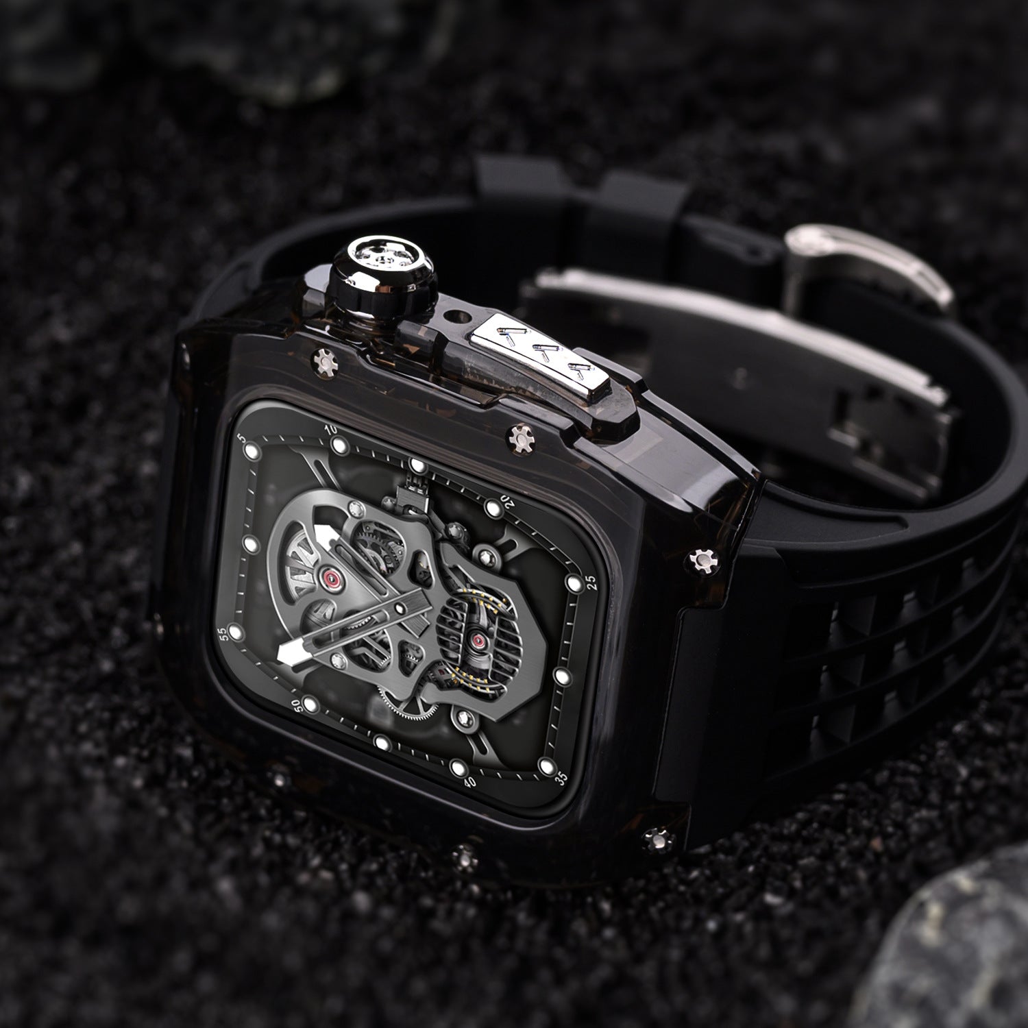 Luxury Case Strap For Apple Watch Series 44/45/49 mm - Mycasety Mycasety