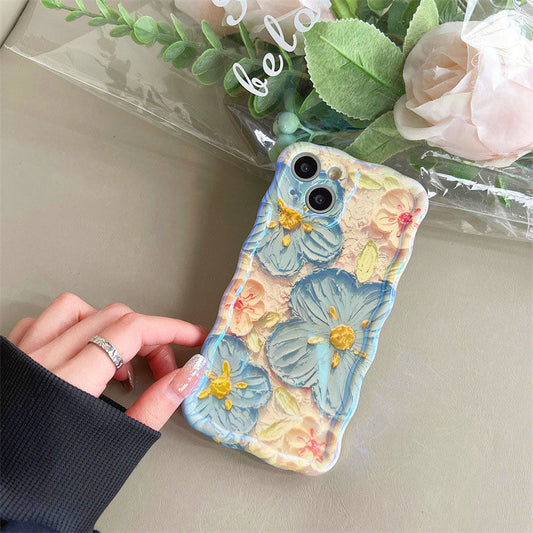 Oil Painting Flowers iPhone Case - mycasety2023 Mycasety
