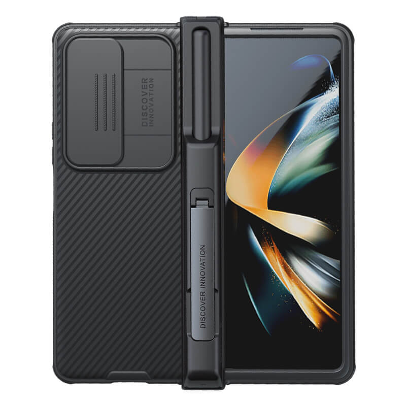 Full Protection Samsung Galaxy Z Fold4 5G Case with S pen Slot Camera Lens Protector and Stand(Pre-Sell) - mycasety2023 Mycasety