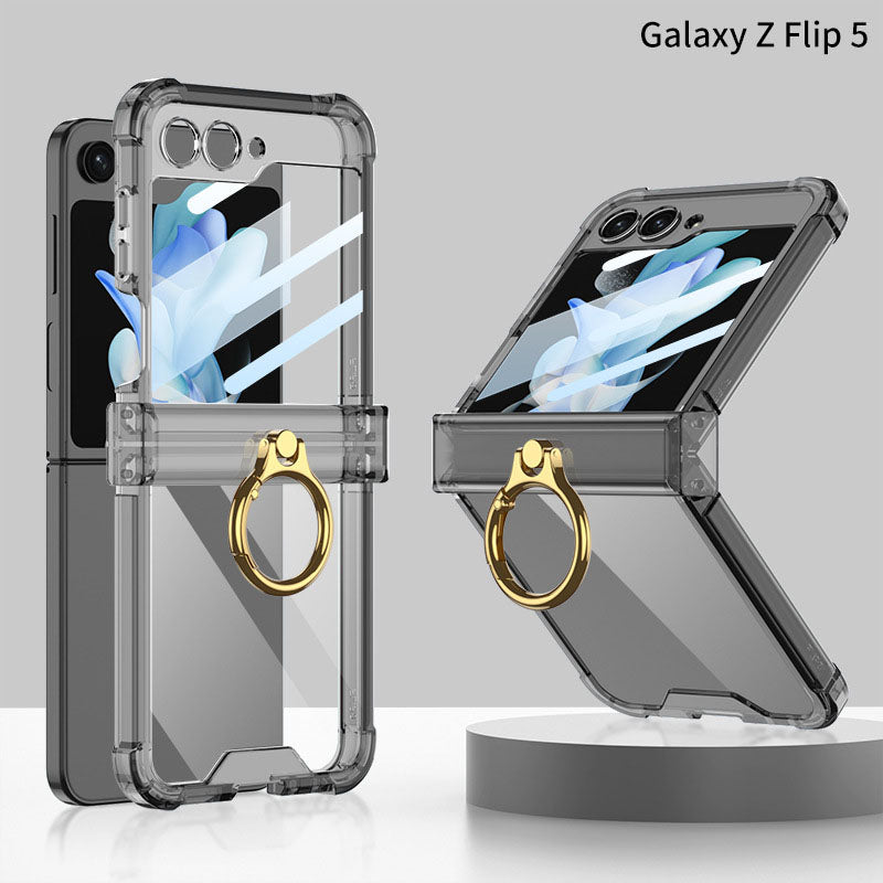 Samsung Galaxy Z Flip 5 Case with Screen Tempered Glass and