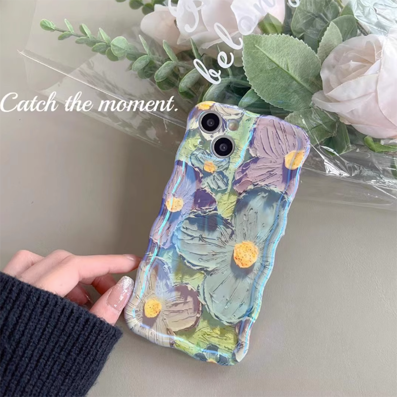 Oil Painting Flower Bracelet iPhone Case - mycasety2023 Mycasety